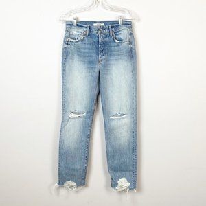 GRLFRND | NWT Karolina Skinny Jean chewed hem 26